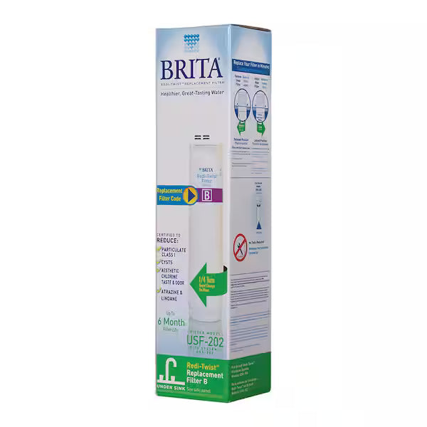 Brita WFUSF202 | Redi-Twist Under Sink Replacement Filter