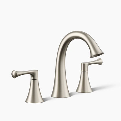Kohler R78047-4D-BN | Lilyfield Widespread Bathroom Sink Faucet, 1.2 gpm in Vibrant Brushed Nickel