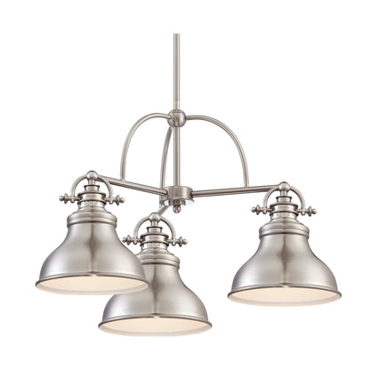 Quoizel ER5103BN | Emery 3-Light Chandelier in Brushed Nickel