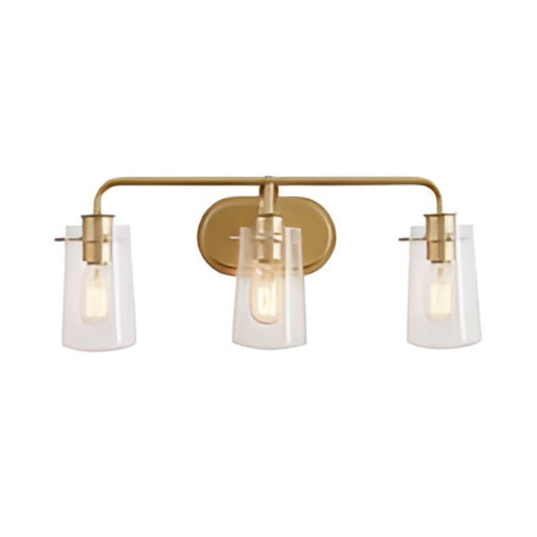 LNC Home A03568 | Tethysia 3-Light Gold Vanity Light