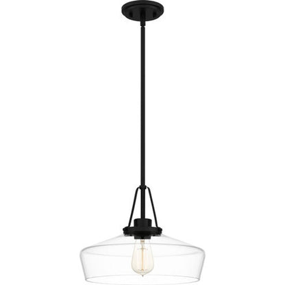 Quoizel QP5584MBK | Haven 1 Light 14 inch Matte Black Pendant Ceiling Light