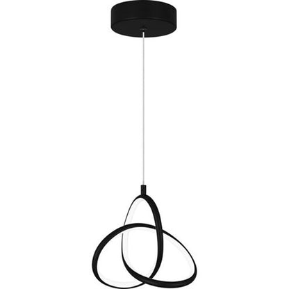 Quoizel PCILR1507MBK | Illoria LED 8 inch Matte Black Mini Pendant Ceiling Light