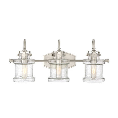Quoizel DNY8603BN | Danbury 3 Light 24 inch Brushed Nickel Bath Light Wall Light
