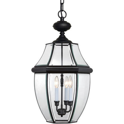 Quoizel NY1179K | Newbury 3 Light 13 inch Mystic Black Outdoor Hanging Lantern
