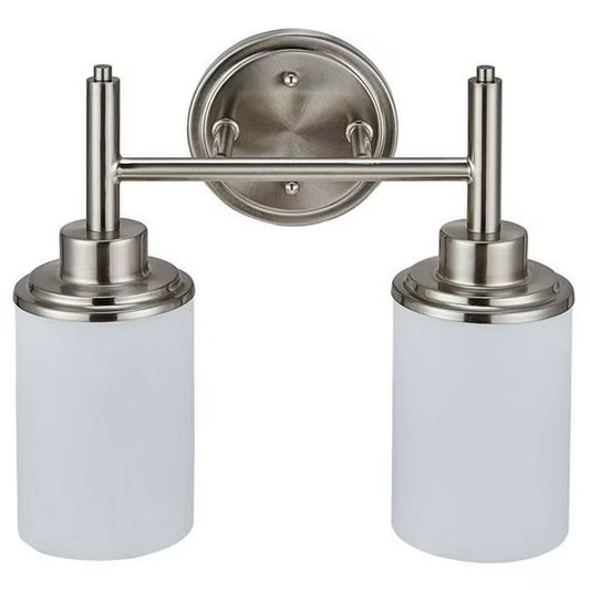 Miseno FLVL1022BN | 2 Light Vanity Fixture – Brushed Nickel