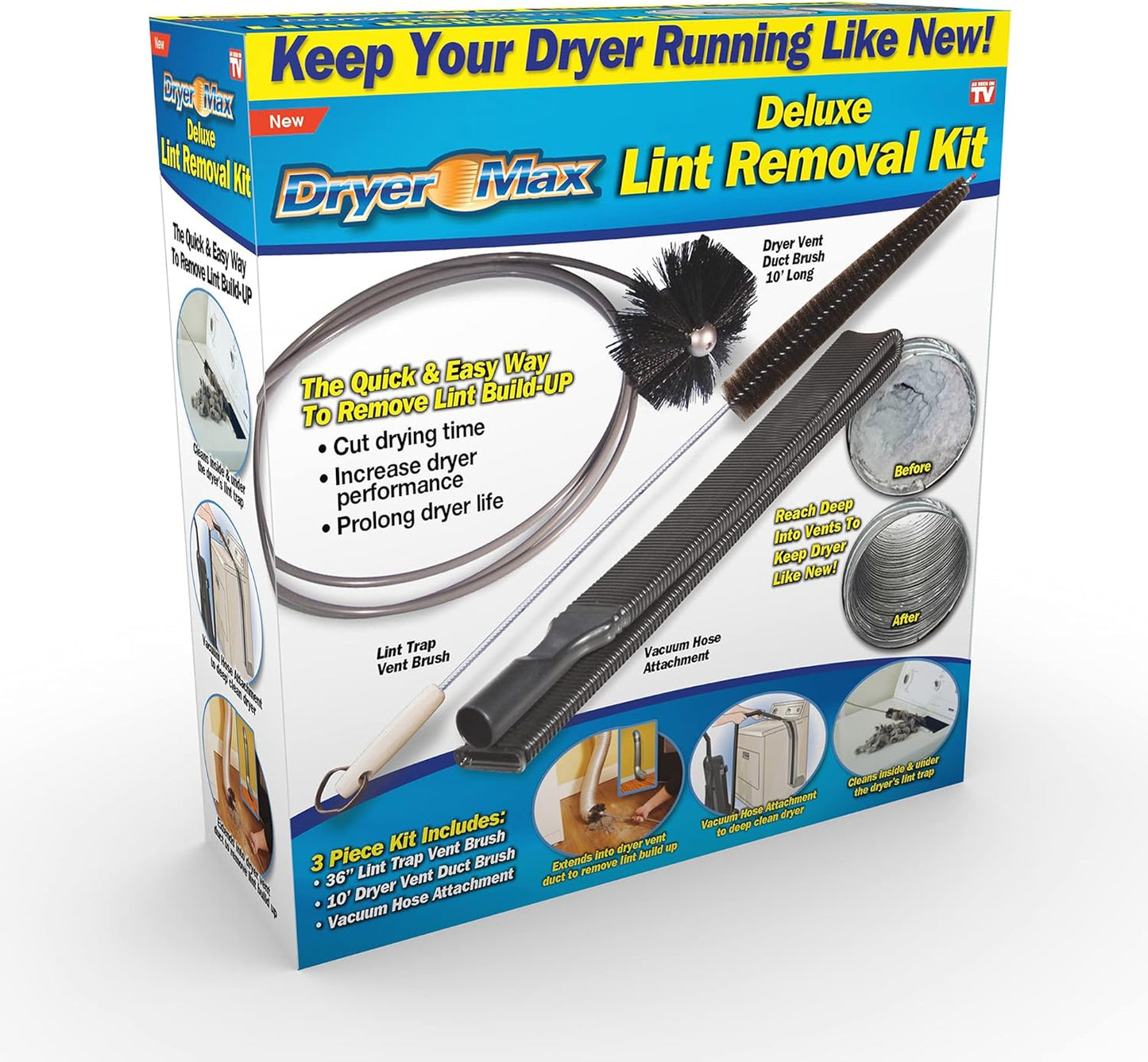 Dryer Max | Deluxe Lint Remover Kit