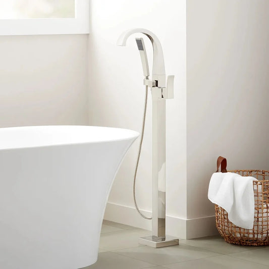 Signature Hardware SHVLFS2000GPN |  Vilamonte Floor Mount Tub Filler Faucet