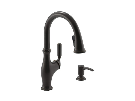 Kohler K-R11921-SD-2BZ Worth Kitchen Sink Faucet, Oil-Rubbed Bronze