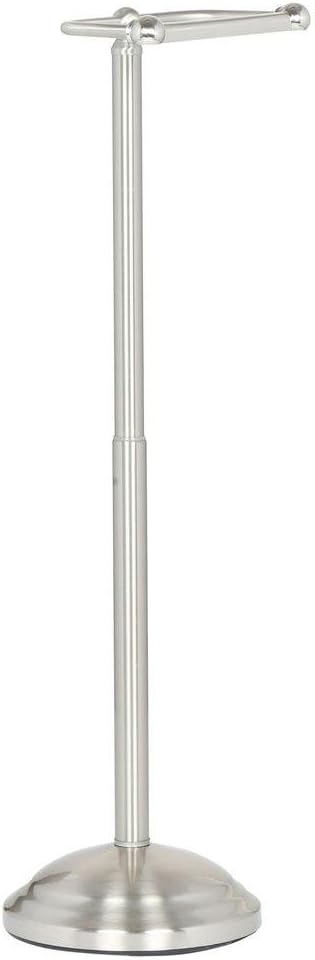 Delta 138293-BN1 | Greenwich Telescoping Free Standing Pivoting Toilet Paper Holder Bath Hardware Accessory in Brushed Nickel