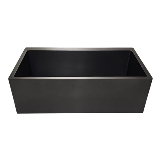 31" x 17" x 10" Black Farmhouse Sink | AF3117MB