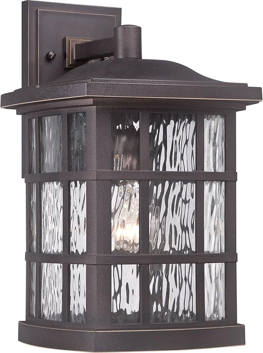 Quoizel SNN8409PN | Stonington 1 Light 16 inch Palladian Bronze Outdoor Wall Lantern