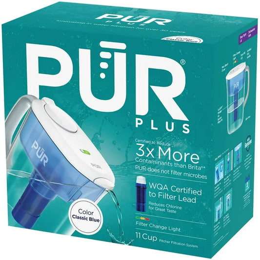 PUR PPT111W | Ultimate 11-Cup Water Filter Pitcher with LED and Lead Reduction