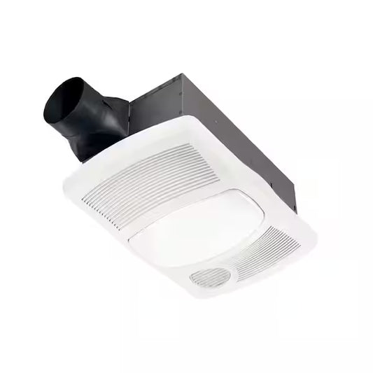NuTone 765H110L | 110 CFM Ceiling Bathroom Exhaust Fan with Light and 1500-Watt Heater