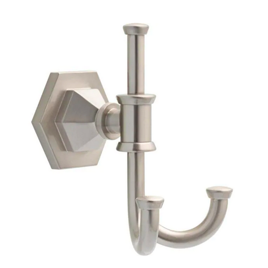 Delta GDR35-BN | Grandover Multi-Purpose Towel Hook Bath Hardware Accessory in Brushed Nickel