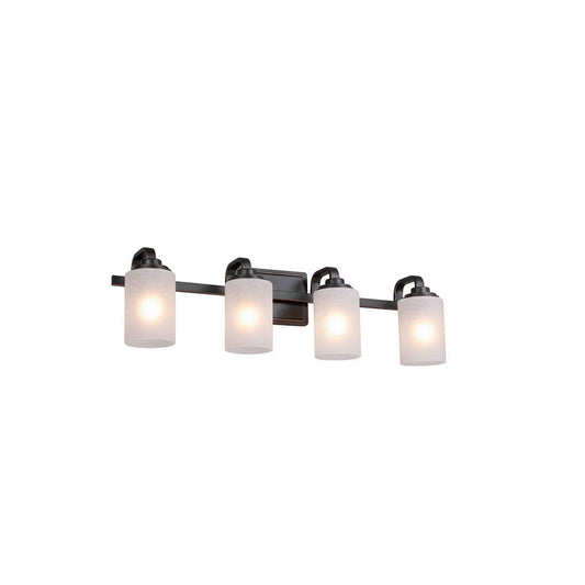 Hampton Bay 1006 367 870 | Hartford Lake 4-Light Vanity Fixture in Oil-Rubbed Bronze