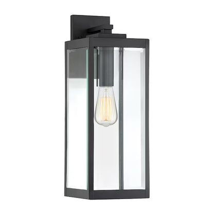 Quoizel WVR8407EK | Westover 1 -Light 20.0-in H Black Hardwired Outdoor Wall Light