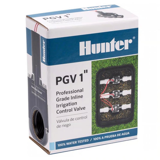 Hunter PGV101G | Professional Grade In-Line Valve with Flow Control 1 in. 150 psi