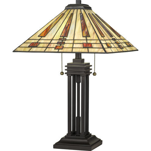 Quoizel TF5209TWT | Stevie 24 inch 75 watt Western Bronze Table Lamp Portable Light