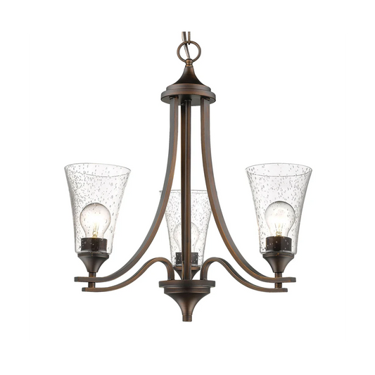 Millennium 1463-HBZ | Natalie 3 Light 23" Wide Chandelier