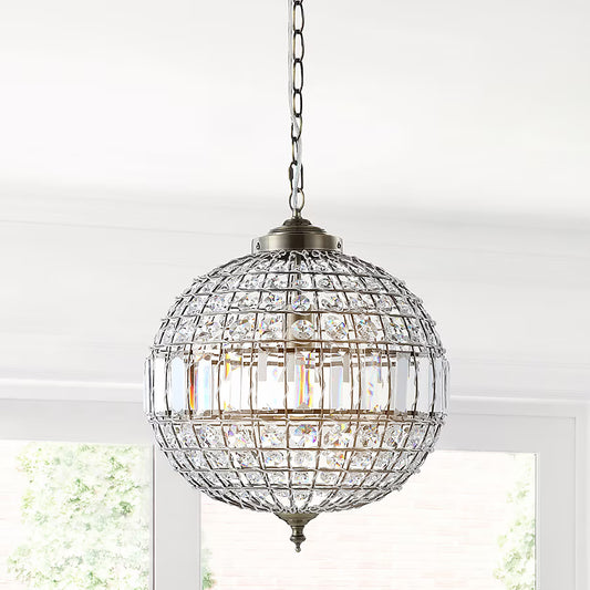 JONATHAN Y Lighting JYL6110B | Georgina Single Light 16" Wide LED Crystal Pendant