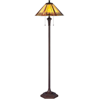 Quoizel TF1135F | Arden 60 inch 100 watt Bronze Floor Lamp Portable Light in Russet, Naturals