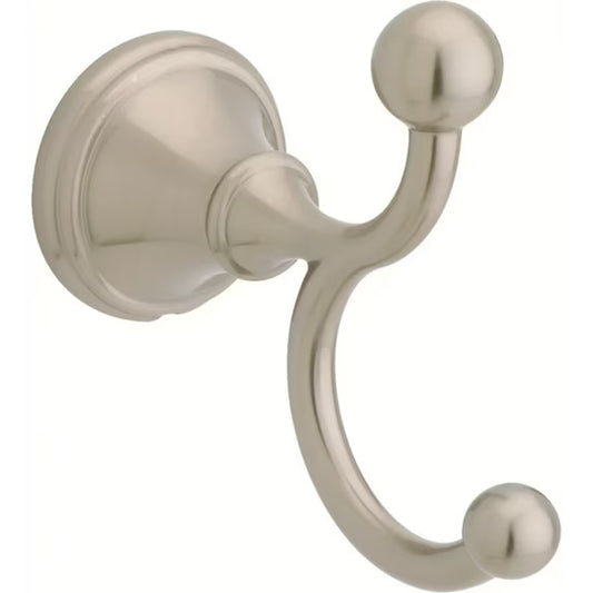 Delta 138037 | Crestfield Double Towel Hook in Brushed Nickel