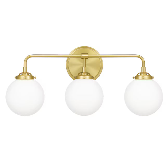 Quoizel LRY8624Y | Landry 3 Light 24 inch Satin Brass Bath Light Wall Light