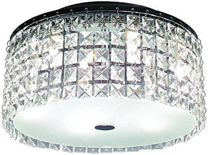 Hampton Bay 1000 051 631 | Glam Cobalt 3-Light Flush Mount Ceiling Fixture