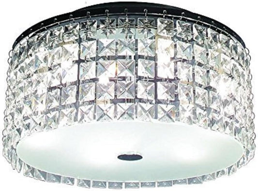 Hampton Bay 1000 051 631 | Glam Cobalt 3-Light Flush Mount Ceiling Fixture