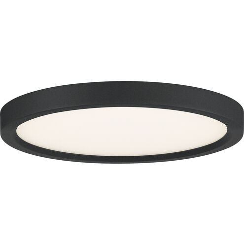 Quoizel OST1711EK | Outskirts 11 inch Earth Black Flush Mount Ceiling Light