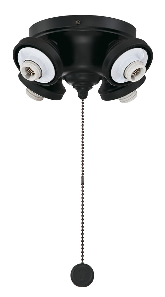 Fanimation F8BL | 4 Light Black Fan Light Kit