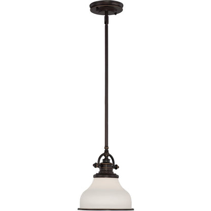 Quoizel GRT1508PN | Grant 1 Light 8 inch Palladian Bronze Mini Pendant Ceiling Light in Palladian Bronze