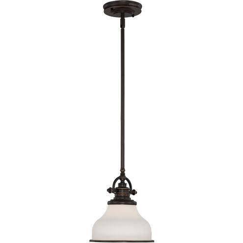 Quoizel GRT1508PN | Grant 1 Light 8 inch Palladian Bronze Mini Pendant Ceiling Light in Palladian Bronze