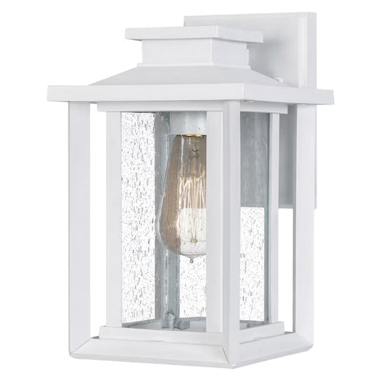 Quoizel WKF8407W | Wakefield 1 Light 11 inch White Lustre Outdoor Wall Lantern