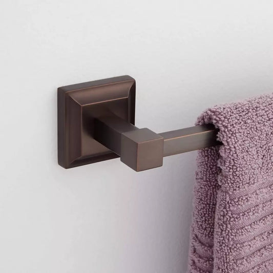 Signature Hardware 02361318-ORB | 18" Aaliyah Towel Bar in Oil Rubbed  Bronze