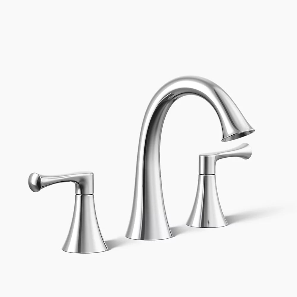 Kohler R78047-4D-CP | Lilyfield Widespread Bathroom Sink Faucet, 1.2 gpm in Polished Chrome