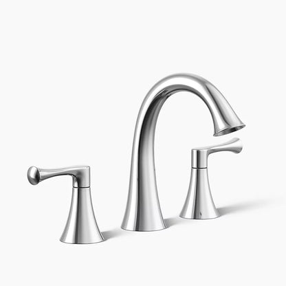 Kohler R78047-4D-CP | Lilyfield Widespread Bathroom Sink Faucet, 1.2 gpm in Polished Chrome