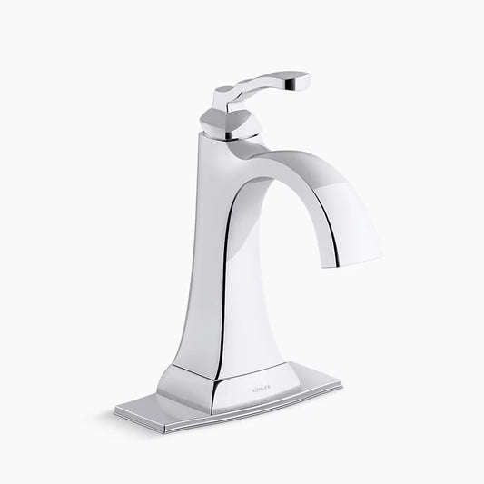 Kohler K-R30996-4D-CP | Ridgeport Single-Handle Bathroom Sink Faucet, 1.2 gpm in Polished Chrome
