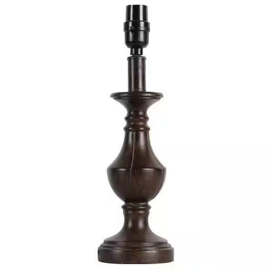 Hampton Bay 1003 156 243 | Mix and Match 14.25 in. H Dark Cherry Accent Lamp Base