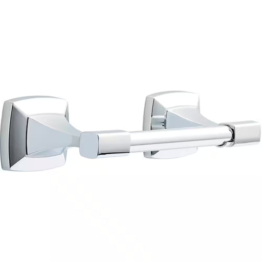 Delta PWD50-PC | Portwood Wall Mount Pivot Arm Toilet Paper Holder Bath Hardware Accessory in Polished Chrome