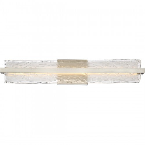 Quoizel PCGL8530BN | Glacial 1 Light 30" Bathroom Vanity Light