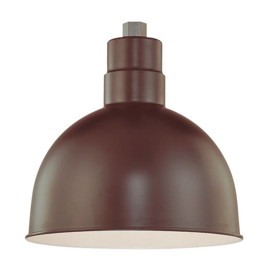 Millennium RDBS12-NB | RLM 1 Light 12" Wide Outdoor Dome Shade