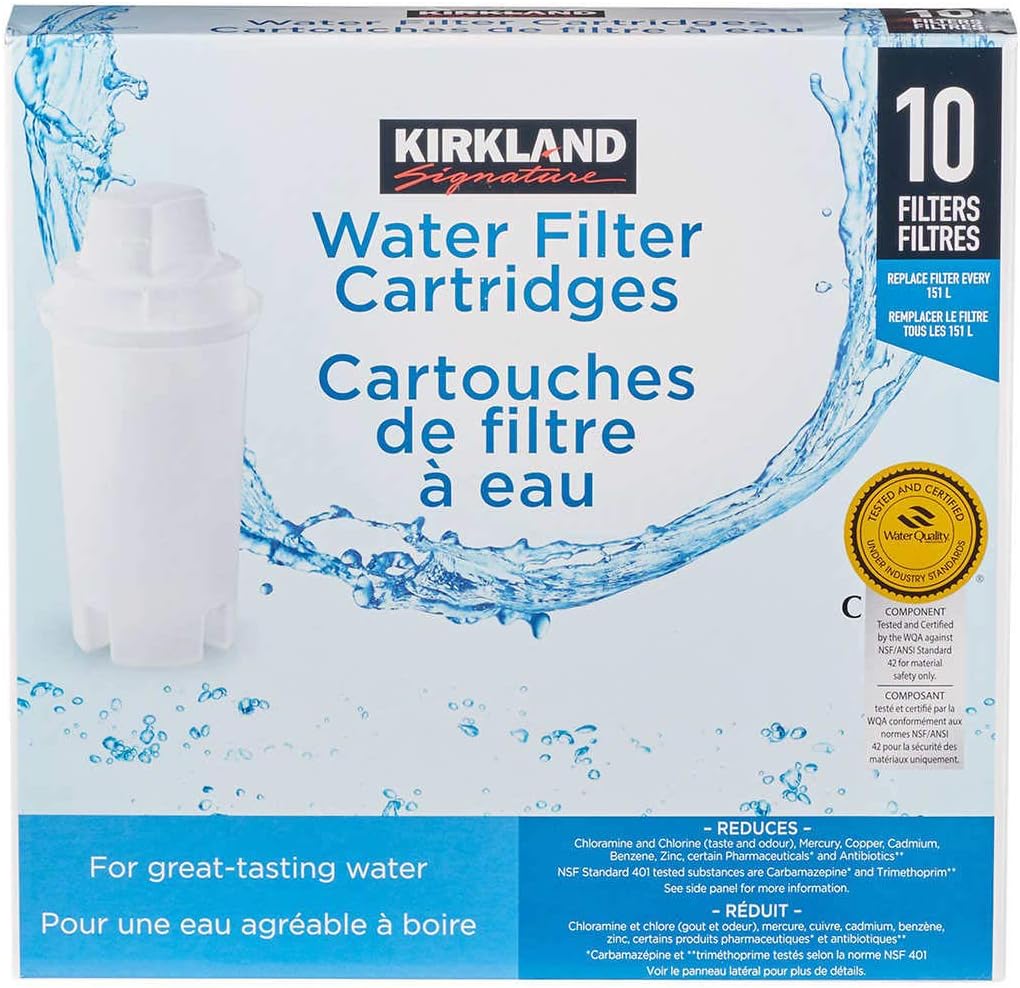 Kirkland Signature Water Filter Cartridge, 10-pack set