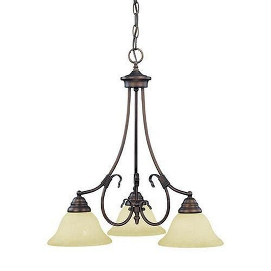 Millennium 1193-RBZ | Fulton 3 Light Single Tier Chandelier