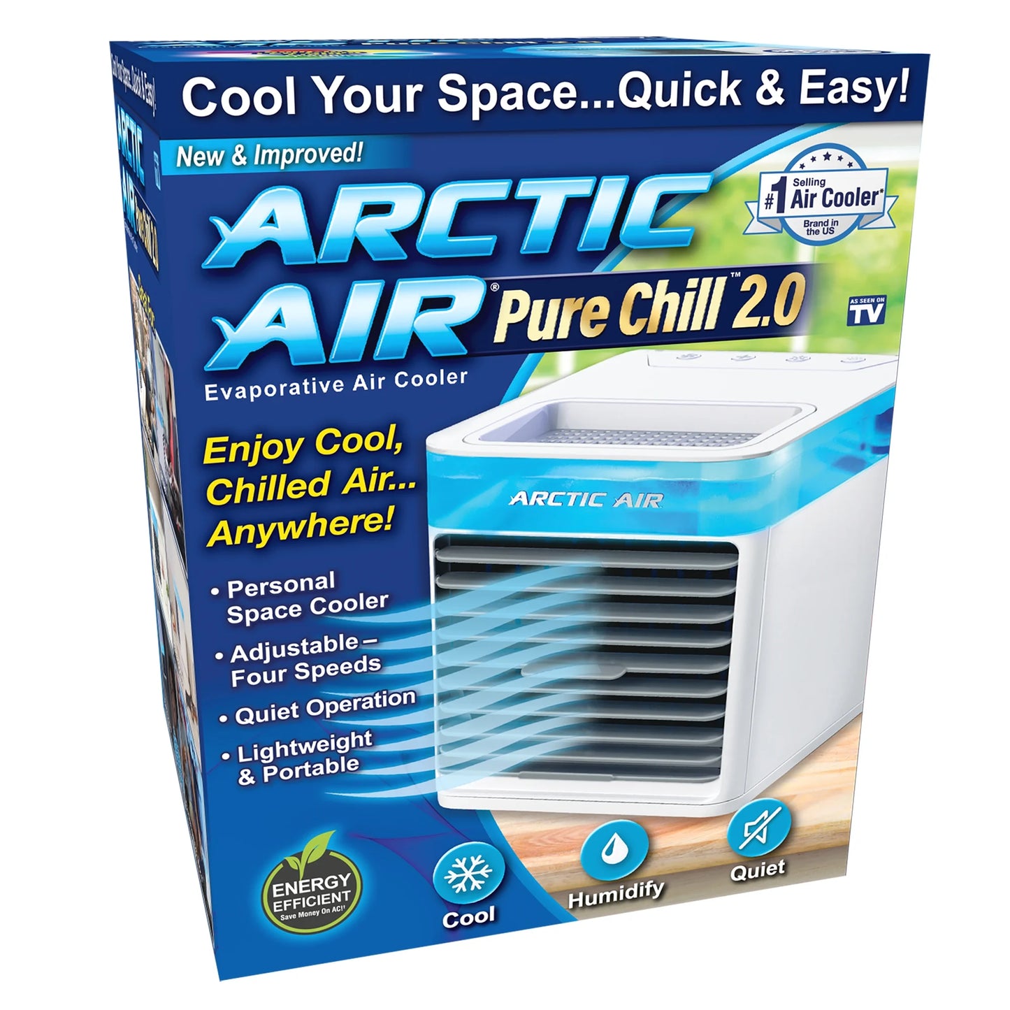 Arctic Air Pure Chill 2.0, Personal Evaporative Air-Cooler(open box)