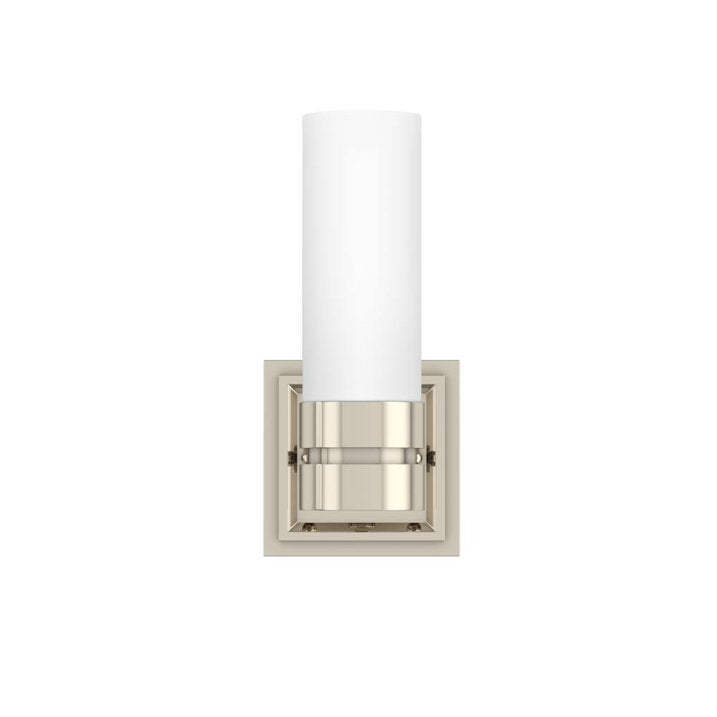 Park Harbor PHVL2101PN | Como Single Light 5" Wide Bathroom Sconce with Frosted Glass Shade