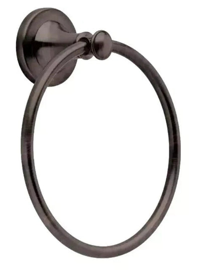 Delta SIL46-VBR | Silverton Wall Mount Round Closed Towel Ring Bath Hardware Accessory in Venetian Bronze