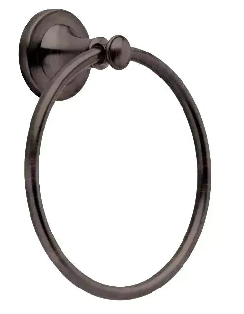 Delta SIL46-VBR | Silverton Wall Mount Round Closed Towel Ring Bath Hardware Accessory in Venetian Bronze