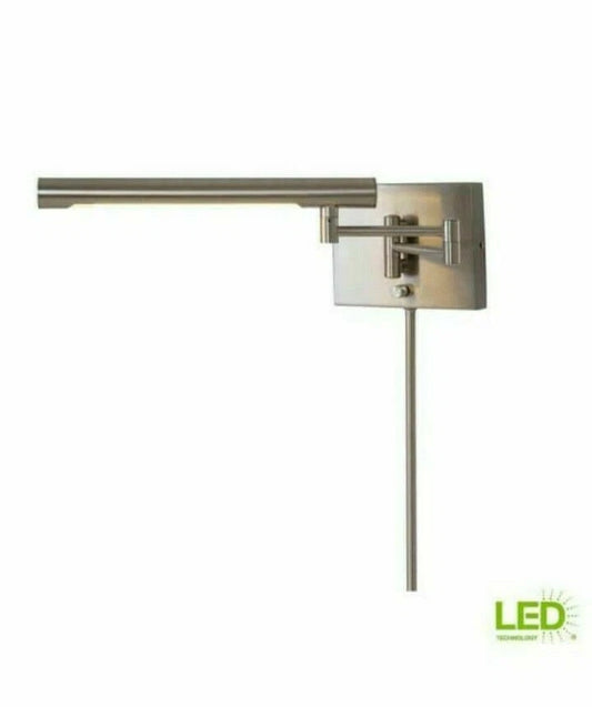 Home Decorators Collection 1002 433 015 | 11-Watt Brushed Nickel LED Dual Wall Mount Wall Sconce