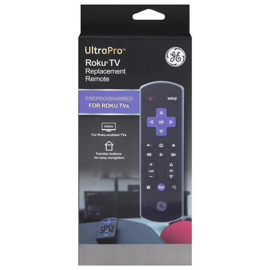 GE UltraPro Roku TV Replacement Remote